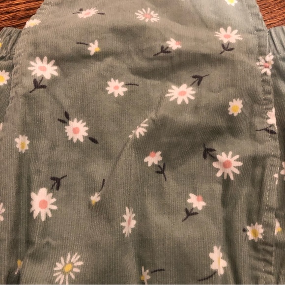 NEW Angel Dear Corduroy Floral Romper - Picture 6 of 8